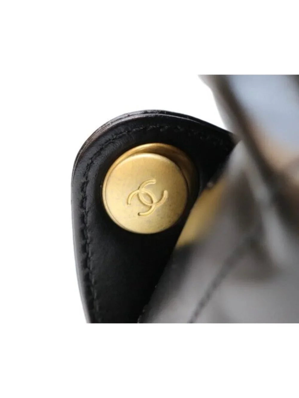Chanel Black 22 Shiny Calf Small Backpack